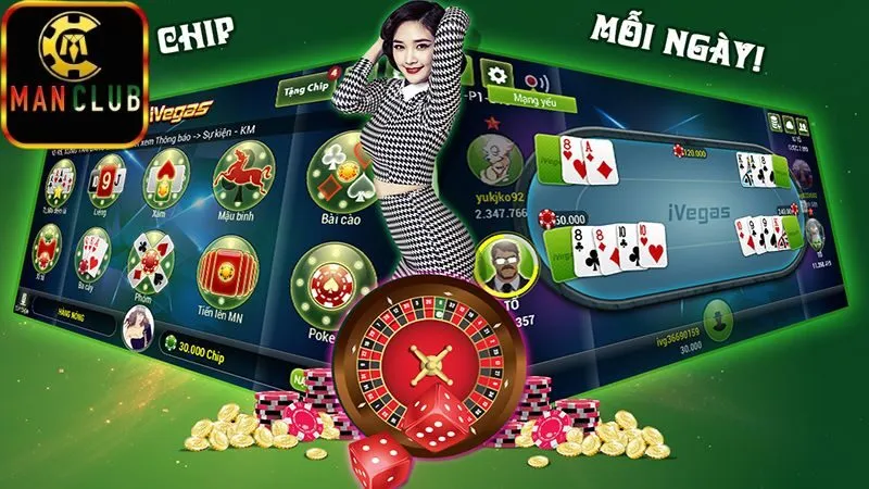ManClub - Cổng Game Bài Đổi Thưởng Hấp Dẫn Nhất Hiện Nay 3 Các loại trò chơi hấp dẫn tại ManClub